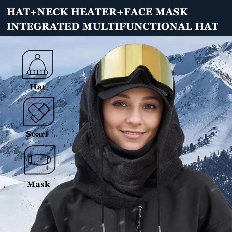 Cycling Gear To Keep You Warm - Mens Plush Lining Beanie Winter Hat