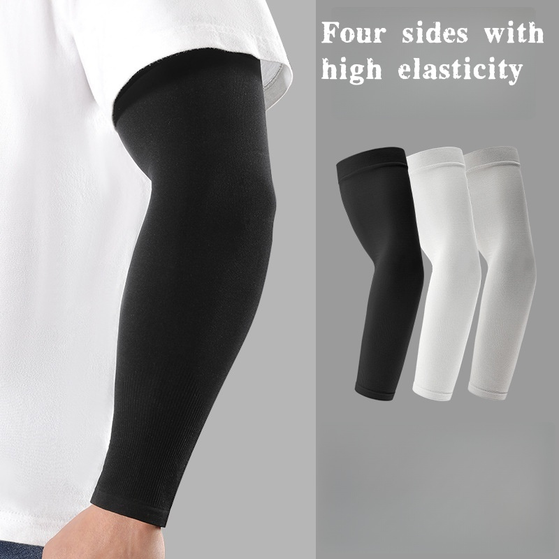 Cycling Gear Women - 2pcs Ice Silk Arm Sleeves, Breathable