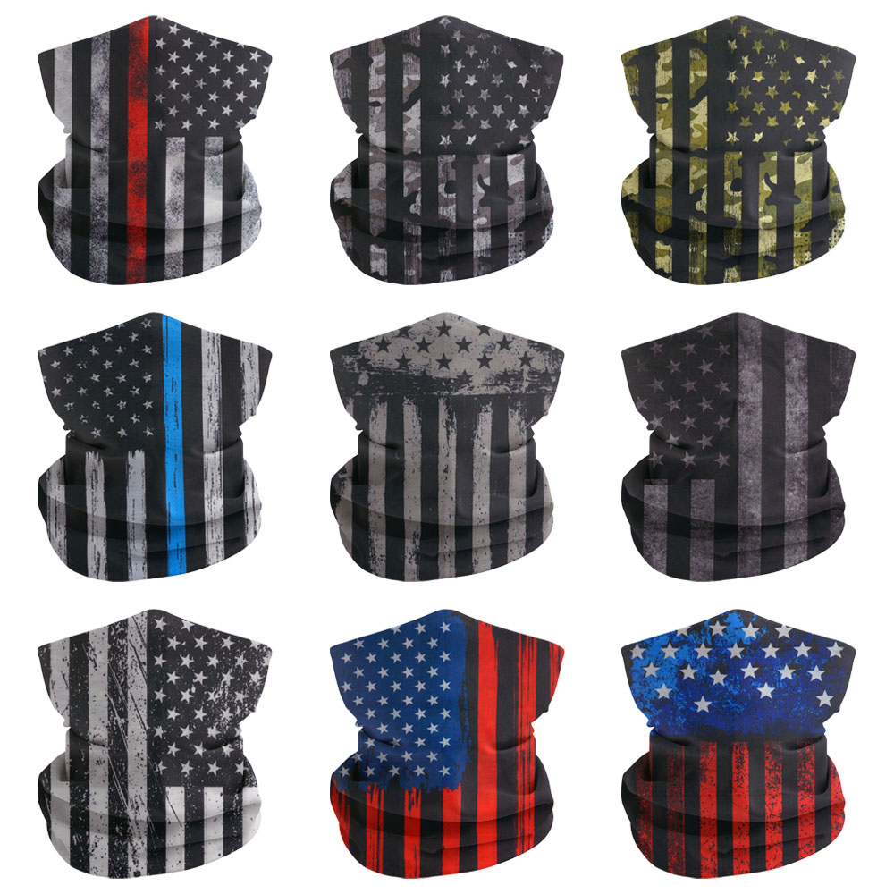 Cycling Gear Women - USA Flag Neck Gaiter Face Mask