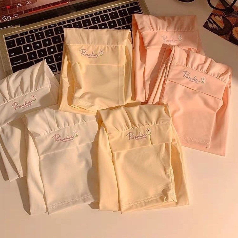 Cycling Glove - Flower Embroidered Long Ice Silk Sleeves