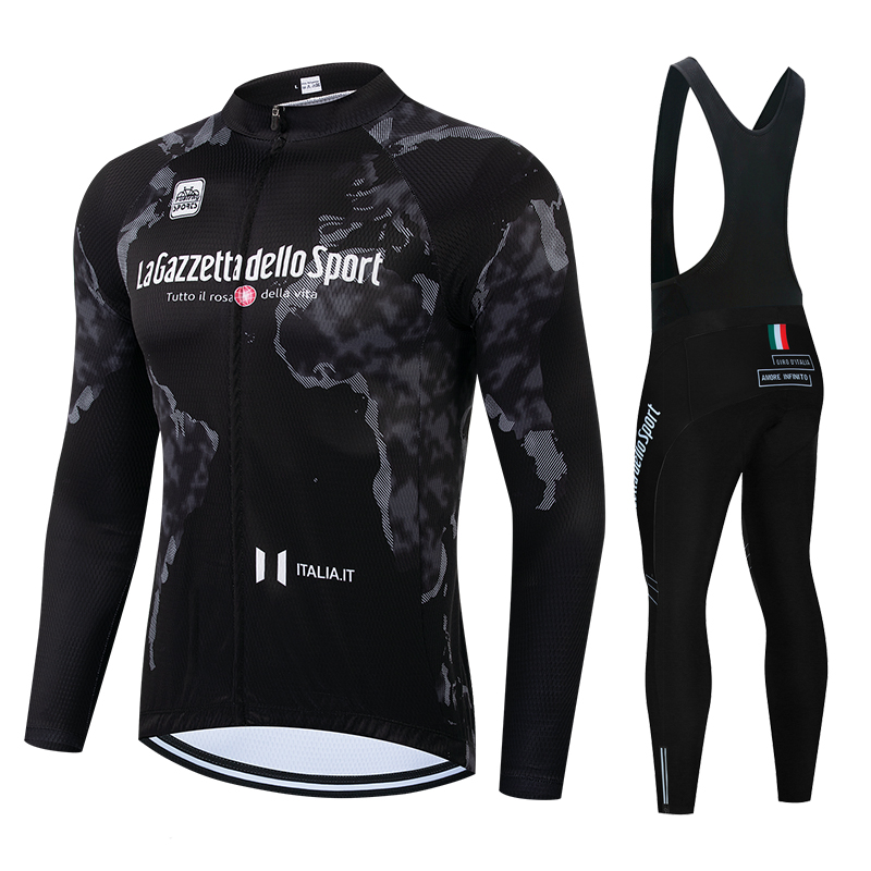 Cycling Gear Italy - Spring Summer Long Cycling Jersey Bike