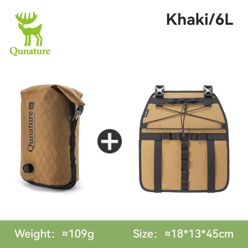 Cycling Gear Bag - Qunature 6/12L Bikepacking Bag Fully Waterproof