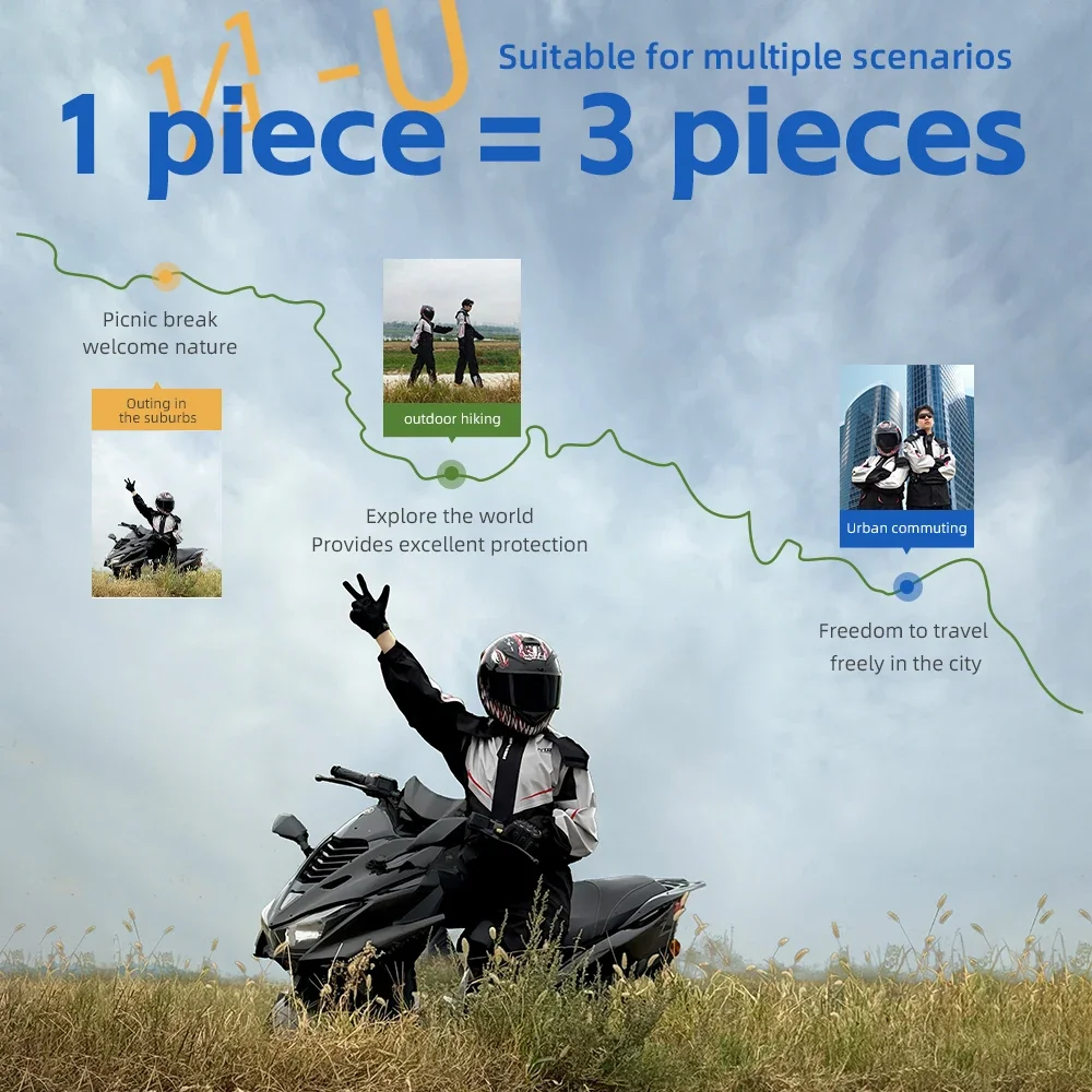 Men's and Women's Motorcycle R - Cycling Gear In Rain recension och pris