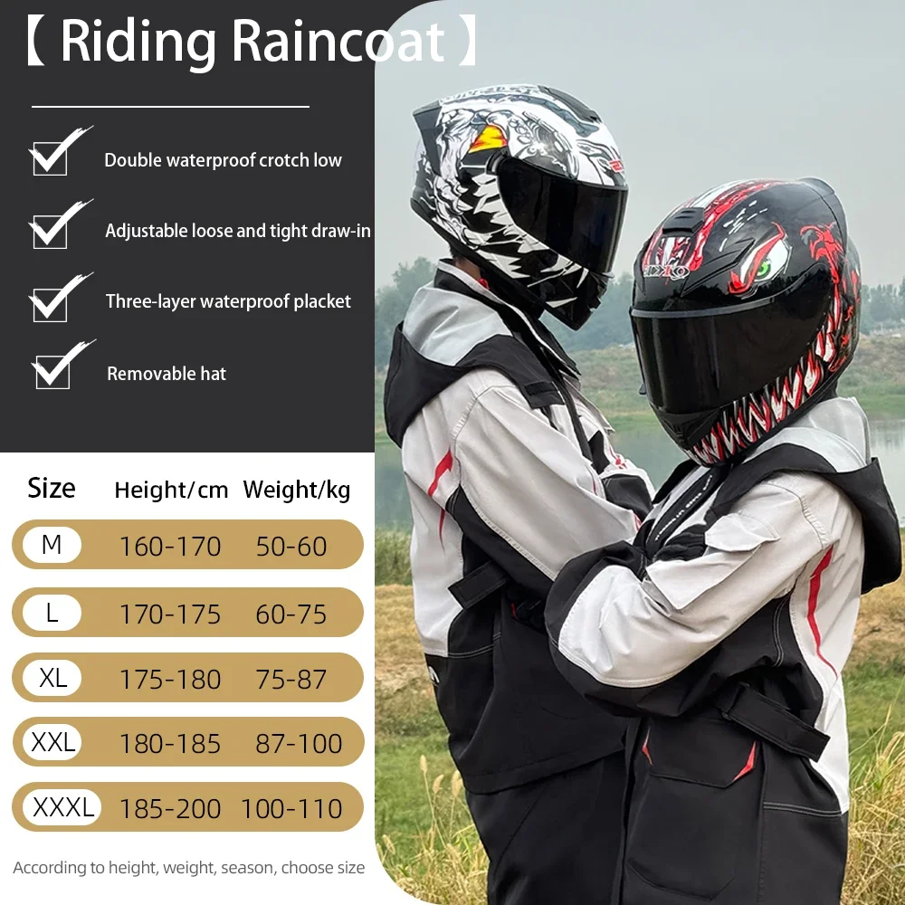 Men's and Women's Motorcycle R - Cycling Gear In Rain recension och pris