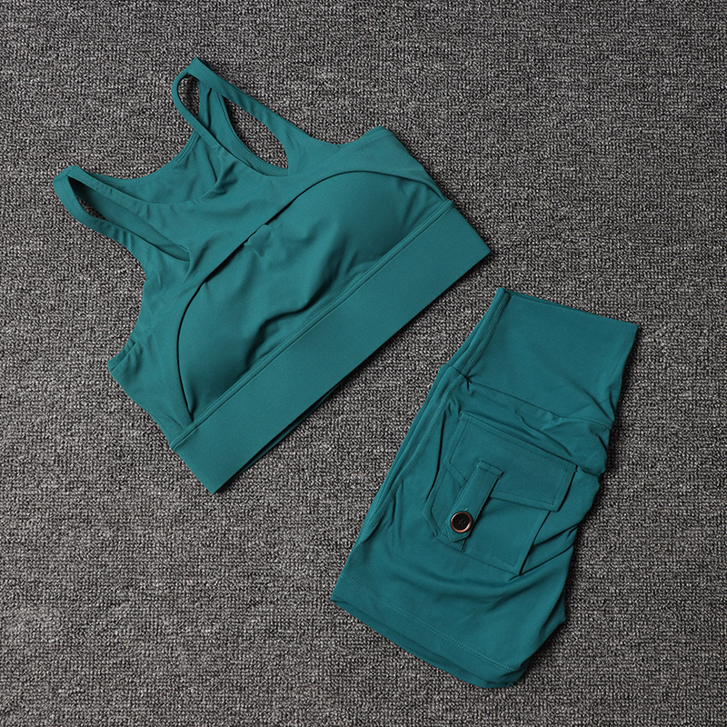 Fitness Shorts Yoga Sets Women - Cycling Gear Women recension och pris