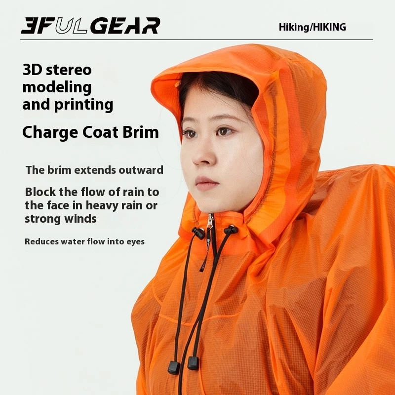 3F UL GEAR Zipper Raincoat 15D - Cycling Gear In Rain recension och pris