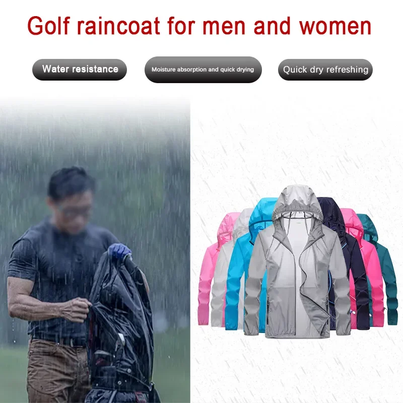 Golf Raincoat Lightweight Jack - Cycling Gear In Rain recension och pris