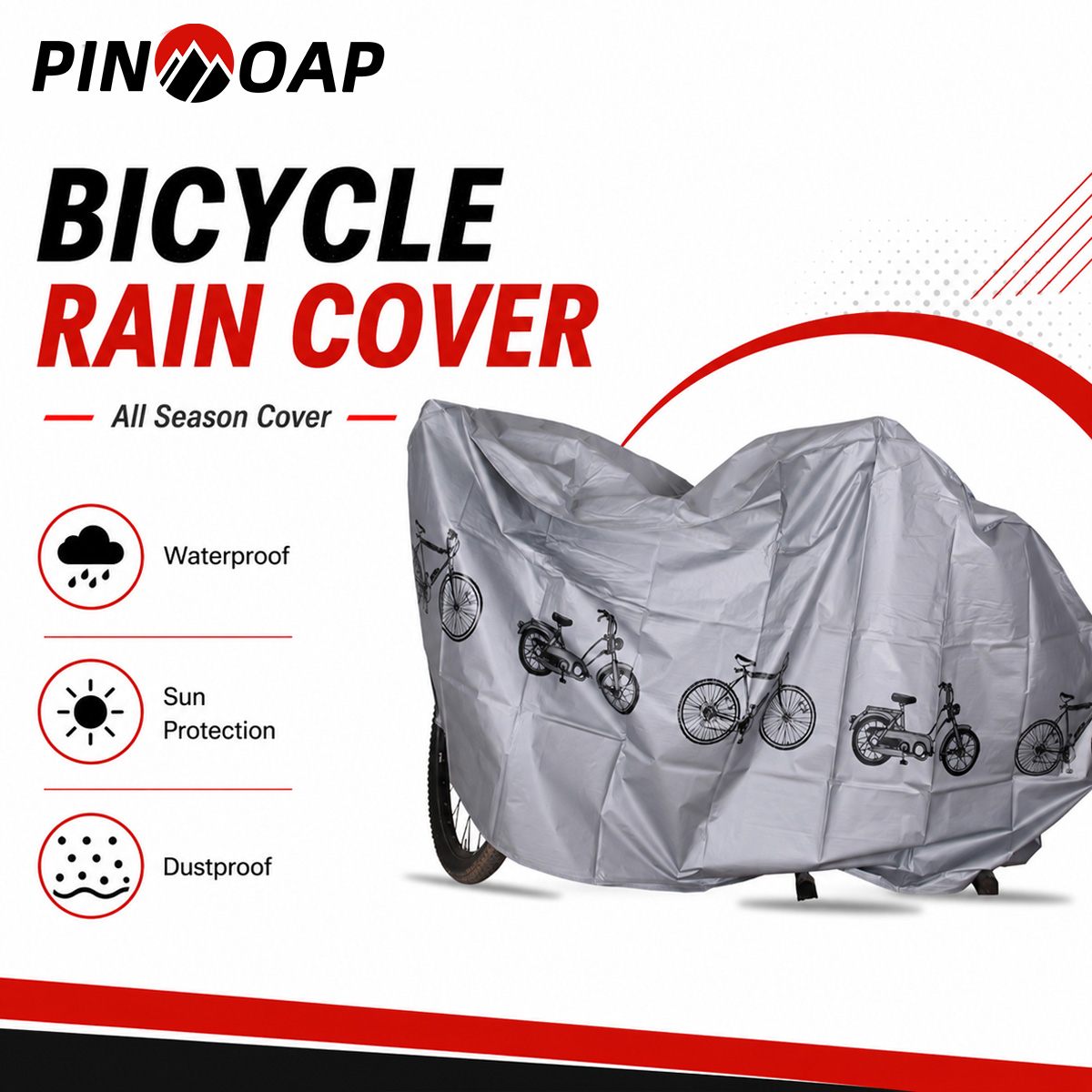 PINMOAP Universal Bicycle Rain - Cycling Gear In Rain recension och pris