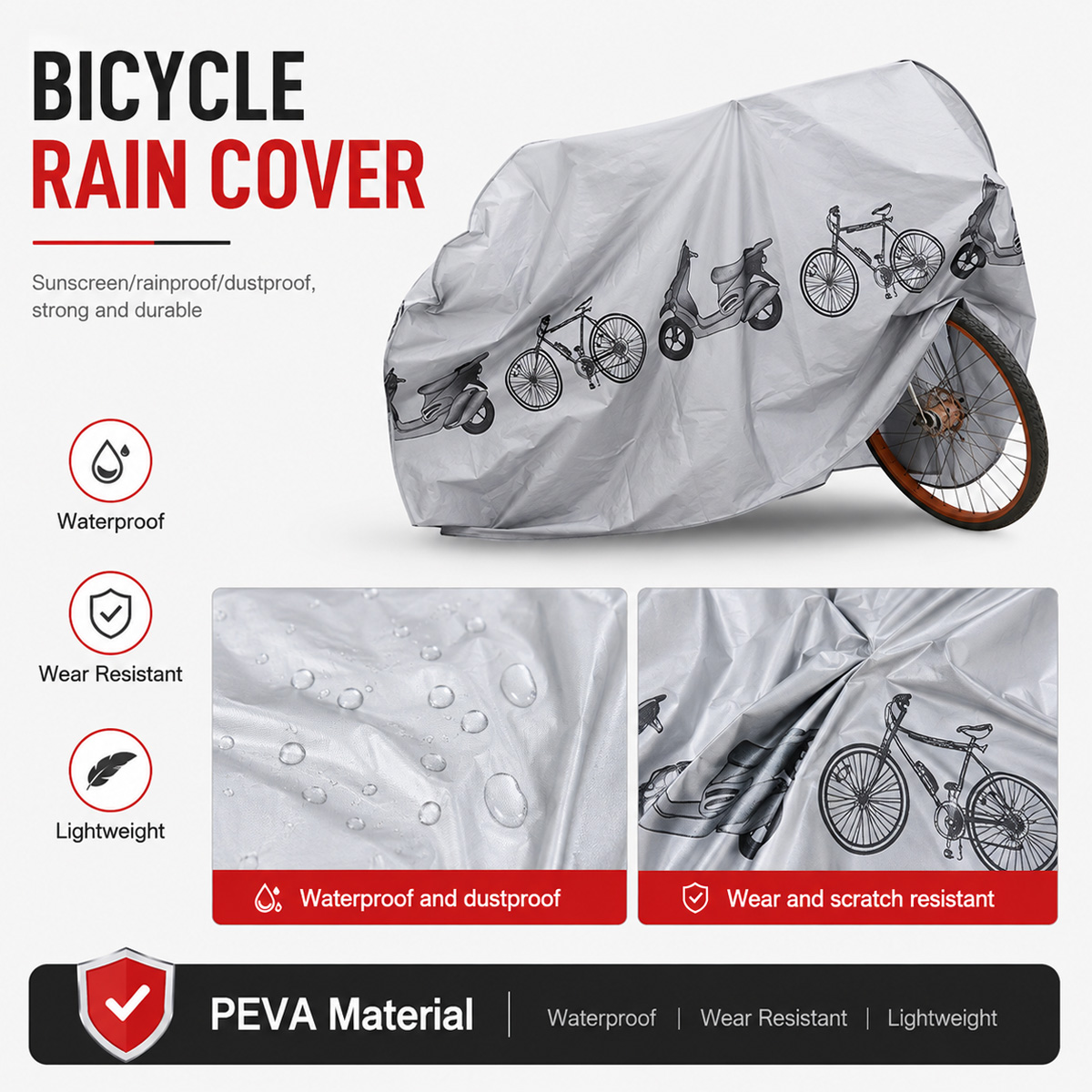 PINMOAP Universal Bicycle Rain - Cycling Gear In Rain recension och pris