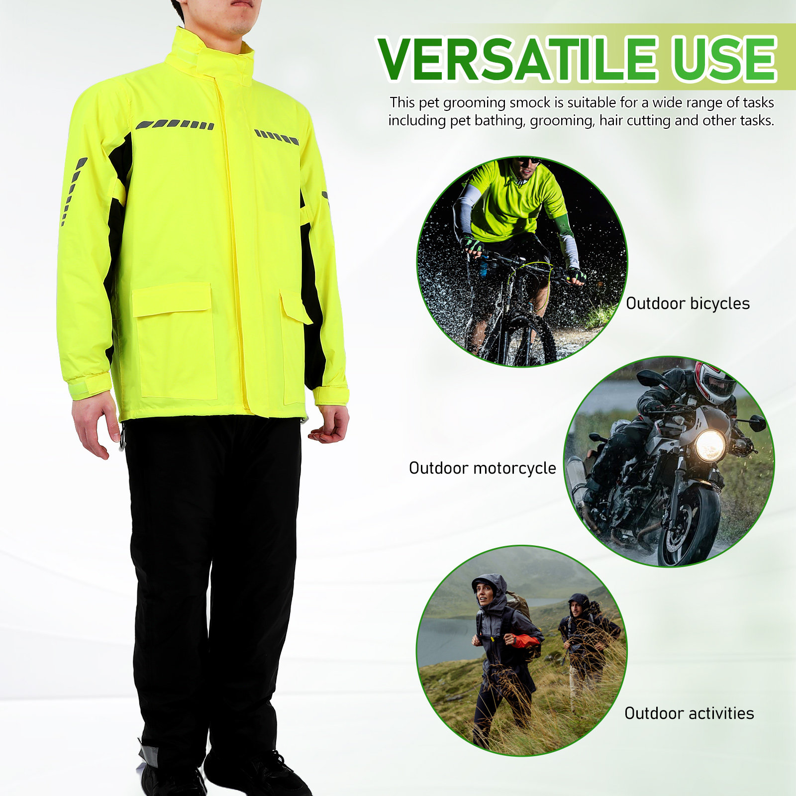 1Set Men Outdoor Cycling Rain  - Cycling Gear In Rain recension och pris