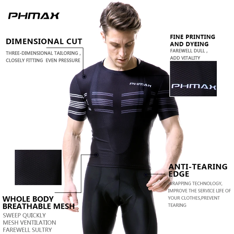PHMAX Men's Cycling Quick-dryi - Cycling Gear Clothing recension och pris