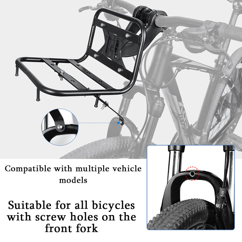 Bicycle Front Rack Aluminum Al - Cycling Gear Bag recension och pris