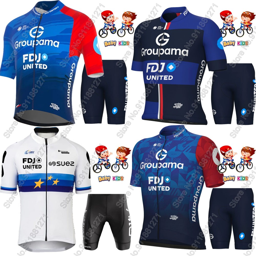 Kids FDJ Suez Team 2026 Cyclin - Cycling Gear Italy recension och pris