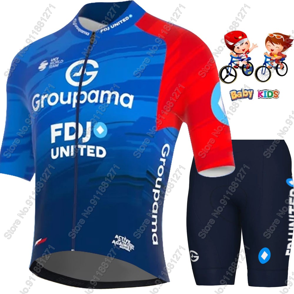 Kids FDJ Suez Team 2026 Cyclin - Cycling Gear Italy recension och pris