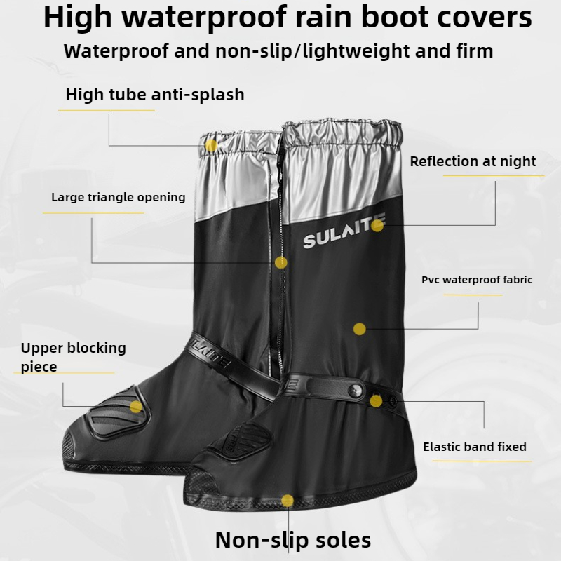 SULAITE Motorcycle Rain Boots  - Cycling Gear In Rain recension och pris